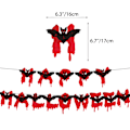 Pikkukuva 2 / 2: Halloween-juhlan koristetarvikkeet Halloween-bannerisarja 4#