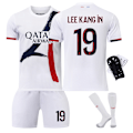 Pikkukuva 2 / 10: 2024-2025 Pariisin pelipaita nro 7 Mbappe nro 19 Li Gangren nro 10 Dembele nro 9 Ramos lasten jalkapalloasu {HONGDE} Size 10 socks Size L