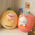 Miniatyrbilde 2 av 7: 18\" Kanin Plysj Pute Søt Jordbær Fylt Dyr Kawaii