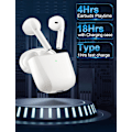 Miniatyrbillede 6 af 7: TWS trådløse Bluetooth-headset 5.0 støjreducerende Bluetooth-headset til musik