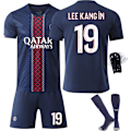 Miniatyrbillede 2 af 8: 2025-2026 Paris Fodboldtrøje Nr. 7 Mbappe 19 Li Gangren 10 Dembele 9 Ramos Trøjesæt Edition{HONGDE} Size 7 socks #16