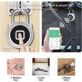 Miniatyrbillede 2 af 4: Smart fingeraftrykslås, Bluetooth hængelås, vandtæt