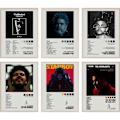 Pikkukuva 1 / 5: The Weeknd -julisteet, kannet, musiikkijulisteet, The Weeknd -albumin kansikuvio, taidekoriste, printti 20 x 25 cm, 6 kpl