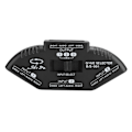 Miniatyrbillede 4 af 5: 3 i 1 ud audio og video RCA splitter sort switch med AV kabel til DVD VCD VCR Sort
