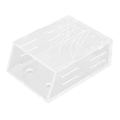 Miniatyrbillede 5 af 7: Vandplante Kop Akryl Permeabel Hul Diagonal Design Vandplante Potte med Sugekop til Hjem S