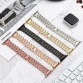 Miniatyrbild 3 av 3: Klockarmband, Apple Metal Solid Rostfritt Stål, 38/40/41MM silvery