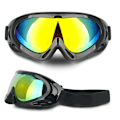 Miniatyrbillede 1 af 4: Professionelle skibriller UV400 beskyttelse snecykel, sort