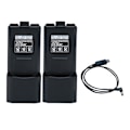 Miniatyrbillede 1 af 8: 2 stk. Walkie Talkie Li Ion Batteri 3800mAh Udskiftning 2-vejs Radio Batteri til BAOFENG BF UV5R 5RA 5RB 5RC 5RD 5RO 5RE
