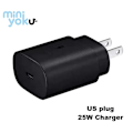 Miniatyrbild 6 av 7: S24 Ultra 25w 45w Original USB C Strömadapter Typ C Reseladdare Väggladdare För Samsung S21 S22 Note 10 Supersnabb Laddare EU black