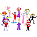 Miniatyrbillede 1 af 6: 10 Fantastiske Digitale Cirkus Figurer Sæt, Pomni Jax Model Legetøj Til Børn Gaver, De Fantastiske Digitale Cirkus Samleobjekter Anime Figurer 10pcs-b