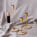 Miniatyrbilde 4 av 5: Lysestake, Gylden Enkelt Hode Smijern Lysestake #2