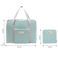 Miniatyrbillede 2 af 5: Foldbar rejsetaske, Tote taske, håndbagage (grøn)