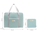Miniatyrbillede 2 af 5: Foldbar rejsetaske, Tote taske, håndbagage (sort)