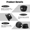 Miniatyrbild 3 av 5: 10-pack 22mm Runda Lamellhattar, Runda Rörlameller, Plast Runda