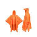 Miniatyrbillede 4 af 5: Poncho - Regnponcho - Regnponcho Unisex - Lang Regnjakke med Hætte - Regnjakke - Vandafvisende