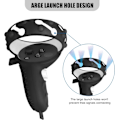 Miniatyrbild 2 av 5: (Svart) Oculus Quest 2 Touch Controller Full Skyddande Omslag med