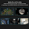 Miniatyrbild 5 av 5: Spelmus, 12 Programmerbara Spelknappar, 16400 DPI Spelmus