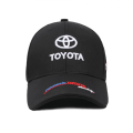 Pikkukuva 2 / 5: Toyota Team -lippis, ulkoiluun sopiva baseball-lippis, kilpa-autoiluun sopiva lippis, säädettävä puuvillahuippulippis, musta