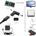 Miniatyrbild 3 av 7: USB-C till DC 12V adapter (5,5x2,1 mm), USB 3.1 typ C-anslutning till