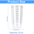 Pikkukuva 4 / 5: 32oz sekoitin kupit korvaavat sekoitin kupit NutriBullet 600w ja 900w sekoitin