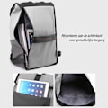 Miniatyrbilde 5 av 6: Rolltop Ryggsekk - 18L - 15,6 tommer - Med Laptoprom - Vann-Avvisende - Metallspenne - Reiseveske - Vannresistent og