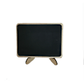 Miniatyrbild 2 av 4: 10-pack Mini Tavelskyltar med Stativ, Små Rektangulära Tavelskyltar, Träplatskort för Bröllop, Födelsedagsfest