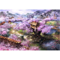 Miniatyrbild 2 av 4: (1000 bitar) Pussel för vuxna, Sakura Villa Vacker Sc