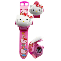Miniatyrbillede 5 af 5: Hello Kitty clock with projector function 24 slide show Christmas gift