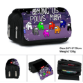 Miniatyrbillede 8 af 9: Among Us Pennfodral Pencil Case Stationery Bag Large Capacity Modell 5