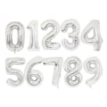 Miniatyrbillede 3 af 8: 90CM NUMBER BALLOON GOLD and Silver METALLIC Gold Guld-7