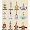 Miniatyrbillede 2 af 6: SvampBob Figurer Spongebob Squarepants Blind Box julklappar