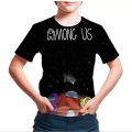 Miniatyrbillede 6 af 6: Blandt os Barn T-Shirt Game Crewmate 3. Model Model 2