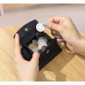 Pikkukuva 3 / 9: Smart RFID Skydd Plånbok Äkta Läder 4 Färger Khaki Brown