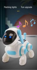 Miniatyrbillede 10 af 11: Interactive Bionic Robot Hundelegetøj til børn - Kravle, lys og musik, perfekt gave! Random colors