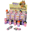 Miniatyrbillede 2 af 8: Labubu Angel Series Blind Box Sød Anime Figur Bil Computerskærm Hånd Mobil Dekorativ Model Ornamenter Jul Legetøj Gave 12PCS Set