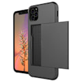 Miniatyrbillede 9 af 9: iPhone 11 Shockproof Cover with Card Compartment 5 Color Wallet Black Till iPhone 11 Svart