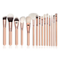 Pikkukuva 2 / 7: 15 pcs Professional makeup brushes with practical bag (Pink)