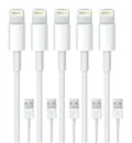 5-Pack 1M -Lightning laddare för iPhone