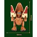 Miniatyrbillede 5 af 9: Transformator Dinosaurie leksaker 8CM 4st  modell Model 2