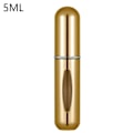Pikkukuva 8 / 11: Mini uudelleentäytettävä hajustesuihkepullo 5 ml/8 ml matkakoko 8ml-Matte Silver