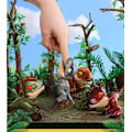 Miniatyrbild 4 av 9: Transformator Dinosaurie leksaker 8CM 4st  modell Model 1