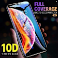 Miniatyrbillede 1 af 6: New 10D Dust-Proof Full Coverage Tempered Glass iPhone 11 Pro