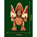 Miniatyrbillede 5 af 9: Transformator Dinosaurie leksaker 8CM 4st  modell Model 1