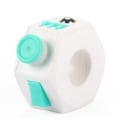 Miniatyrbillede 8 af 9: Fidget Rings Toys Pop it Cube Vit+ Svart