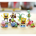 Pikkukuva 3 / 3: 8 Pack SpongeBob SquarePants Figures Spongebob Squarepants Christmas gifts