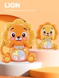 Cartoon Animal Keyboard Klaver til børn 3+, multi-mode lyde og lys, pædagogisk legetøj Orange