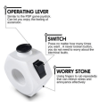 Miniatyrbild 5 av 9: Fidget Rings Toys Pop it Cube Vit+ Svart