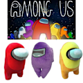 Miniatyrbillede 1 af 5: Among Us Plush Toy Fylldocka Plushie  10 Cm Red Röd