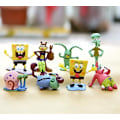 Miniatyrbillede 3 af 3: 8 Pack SvampBob Fyrkant Figurer Spongebob Squarepants julklappar