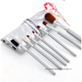 Miniatyrbillede 2 af 3: Make-up brushes 7 parts with case - Silver
